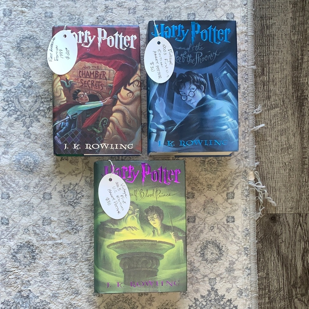 Harry Potter Hardcover Coffee Table Book Set - Red, Blue, Green